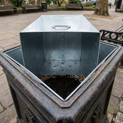 Galvanised Steel Liner 100L with Handles and Drainage