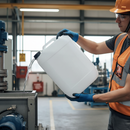 Light Slate Gray Heavy Duty 25L Plastic Water Container for Portable Water Supply