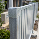Galvanised End Infill for Classic Fence Post