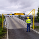 Gray Premium Single Leaf Opening Height Barrier for Vehicle Security