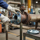 Dark Slate Gray Premium Flange Cover Plate - Pack of 8 for 25mm Square Tube