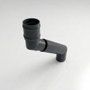 Traditional Adjustable Swanneck 63mm Diameter Aluminium Downpipe — RAL 7021
