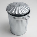Galvanised Steel Waste Bin, 90 Litre Capacity with Handles (view 2)