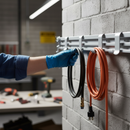 Dark Slate Gray Premium Aluminium Combi Hook for Rail System - Pair