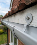 M6 Stainless Steel Washer for Moulded Gutter Direct Fix Brackets (100 pack) — RAL 7035 (in use)