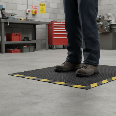 Premium Anti-Fatigue Safety Mat - Heavy Duty Chemical Resistant