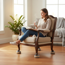 Premium 44mm Round Castor Cups with Felt Base for Floor Protection Against Furniture Damage