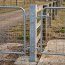 Galvanised 4" x 4" Dual Hang Post for 45" Gates