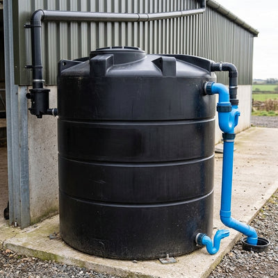 5000 Litre Vertical Water Tank with Rainwater Harvesting Kit