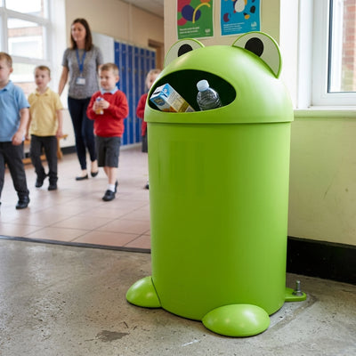 84 Litre Recycled Polyethylene Novelty Frog Recycling Bin