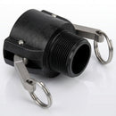 Cam Lever Coupler 1/2" Male x 3/4" Polypropylene (view 2)
