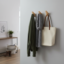 Premium Decorative Wall Mounted Coat Hooks - 3 Beech Wood Hooks for Organizing Towels and Accessories