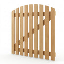 Curved Wicket Gate - Timber Construction (view 2)