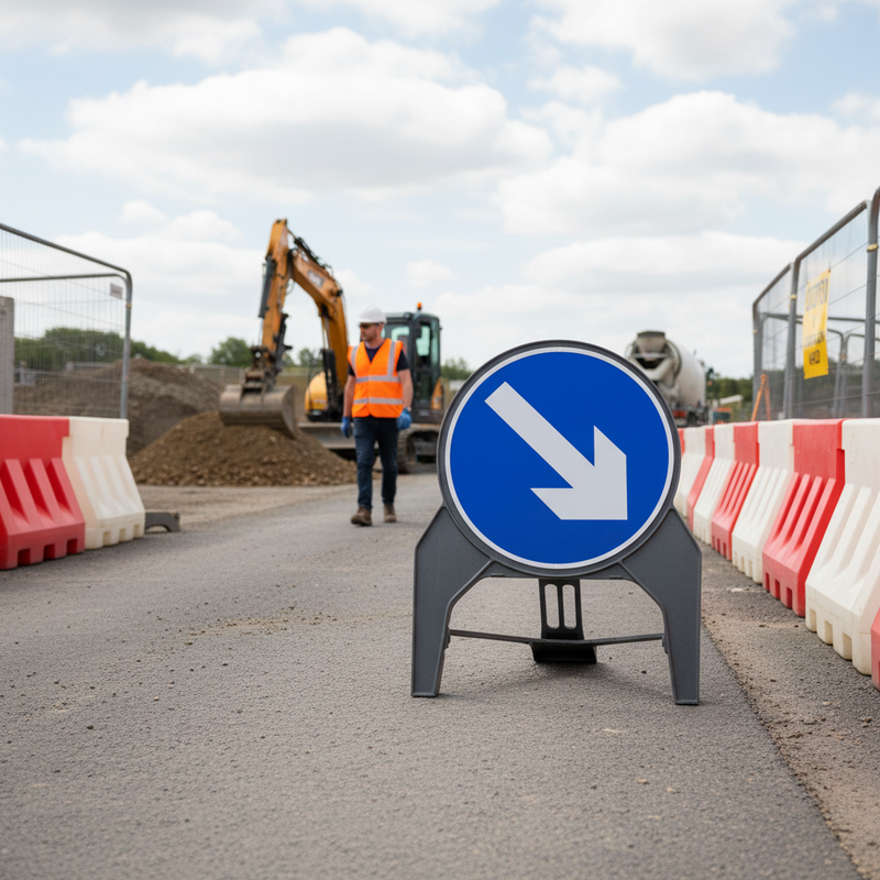 Gray Premium 750mm Q-Sign for Long Lasting Usage and Stability