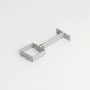 Adjustable Aluminium Pipe Clip 72×72mm – Flush Joint Downpipe — RAL 7035