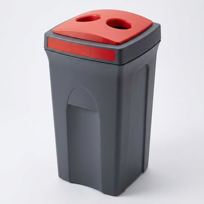 100 Litre Recycling Bin with Twin Hole Aperture