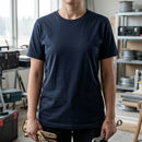 Navy Women's Cotton Work Top