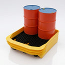 Four-drum bunded pallet converter, 1200 × 1000 mm, polyethylene (view 2)