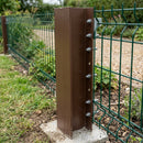 Classic 2400mm Sepia Brown Fence Post 48mm