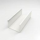 Aluminium Box Gutter Sample — 150mm Profile — RAL 9016
