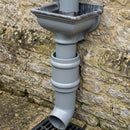 76mm Traditional Aluminium Downpipe Socket Non-Eared Spare