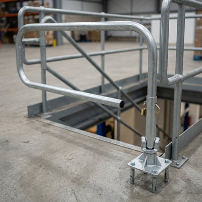 Lightweight Swivel Access Gate 60mm Steel Tube Galvanised