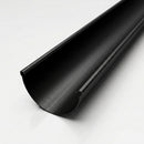 Deepflow Aluminium Gutter Length 130mm × 3m — Textured Black