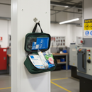 Gray Compact Portable First Aid Kit for One Person - Zip Closure & Belt Loop