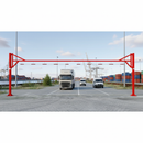 Gray Double Swing Height Restrictor for Two Lanes - Premium Vehicle Access Control
