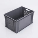 65L Euro Stacking Container, Perforated Ends, 600 × 400 × 325mm (view 2)