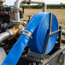 1 1/2" Blue PVC Layflat Delivery Hose – 100 m Coil