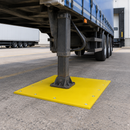 Yellow Polyethylene Trailer Support Pad - 1000 x 1500 x 20mm