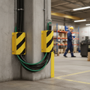 Slate Gray Premium Wall Mounted Cable and Hose Protector for Indoor Use