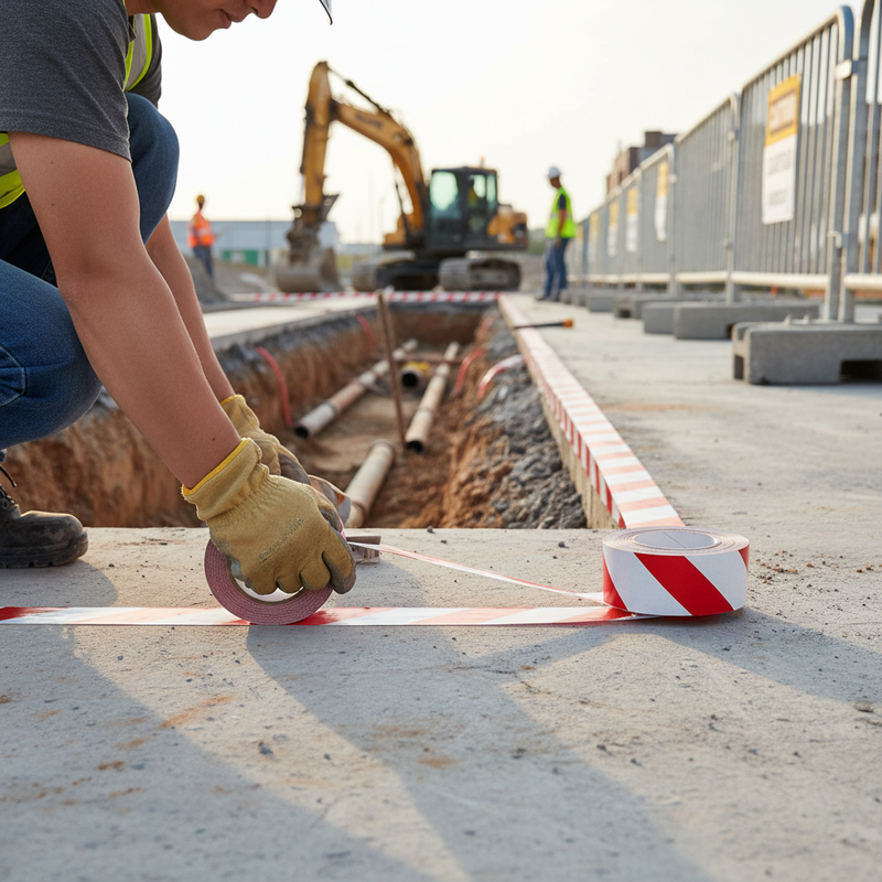 Gray High-Performance Reflective Hazard Warning Tape - 2 Rolls for Safety