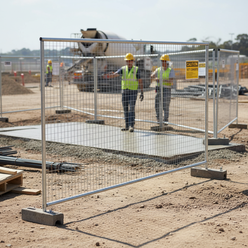 Rosy Brown Heavy Duty 3m x 2m Mesh Fence for Enhanced Safety and Security