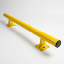 200 × 1500mm raised collision protection bar, yellow steel (view 2)