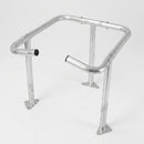 Galvanised Steel Wheelie Bin Enclosure with Swivel Access (view 2)