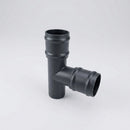 63mm Diameter Traditional Downpipe Branches 92.5° & 112.5° — RAL 7021 / 92.5 Degrees