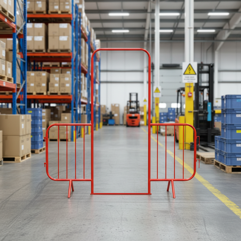 Dark Gray Premium Crowd Control Walkthrough Barrier for Event Safety