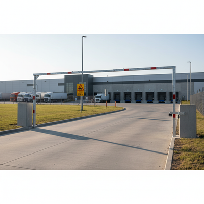 Professional Swivel Height Restrictor with Padlock and Reflectors