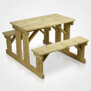 6 Seater Walk-In Picnic Bench 30mm Timber (view 2)