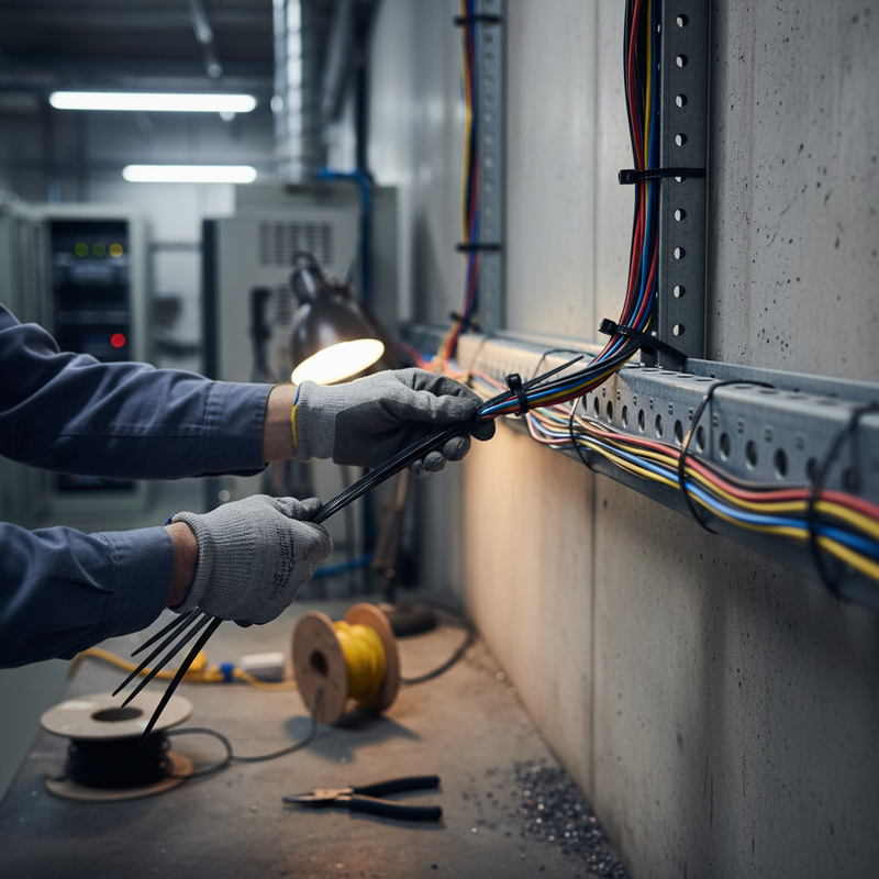 Dark Slate Gray Heavy Duty Nylon Cable Ties 700mm x 7.6mm (Pack of 100) - Secure Fastening Solutions