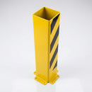 800 x 160 x 6mm U Profile Pallet Racking Protector Steel (view 2)