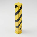 1200 x 160 x 6mm right-angle pallet racking protector steel (view 2)