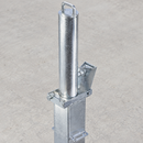 Galvanised Rising Security Post with External Lock - 745mm