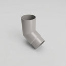 Flush Joint Aluminium Downpipe Bends 63mm Diameter — RAL 7036 / 112.5 Deg