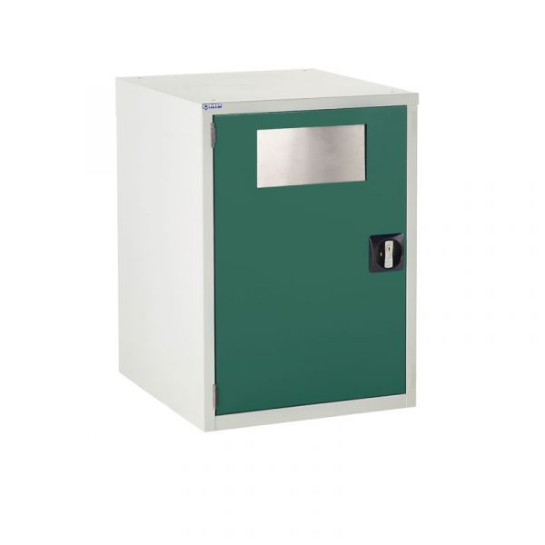 Light Gray Euroslide Disposal Unit Supplied with Internal Plastic Bin