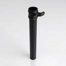 Aluminium Downpipe Length Eared Socket 63mm Dia x 3m — Textured Black