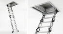 Fire Resistant Metal Loft Ladder with Insulated Hatch 270-300 cm (view 2)