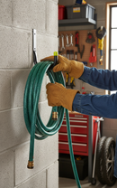 Heavy Duty Universal Garage Hook with Yellow End Caps - 11cm for Organizing Tools, Bikes, and More